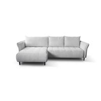 Ecksofa mit Schlaffunktion & Bettkasten Monte Carlo Grau - Schwarz/Grau, Trend, Holz/Holzwerkstoff (160/290cm)