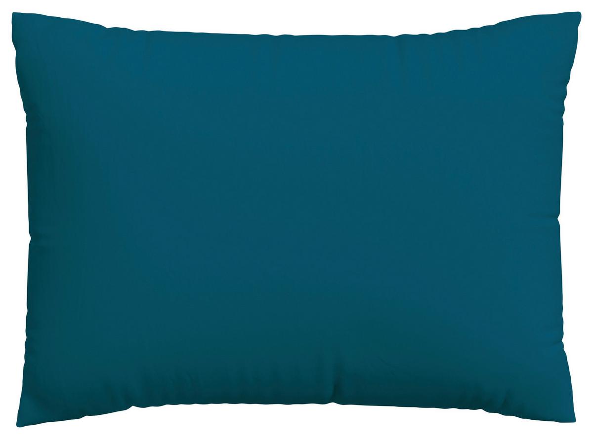 Kopfpolsterbezug Knitted Jersey - Petrol, Basics, Textil (70/90cm) - Schlafgut