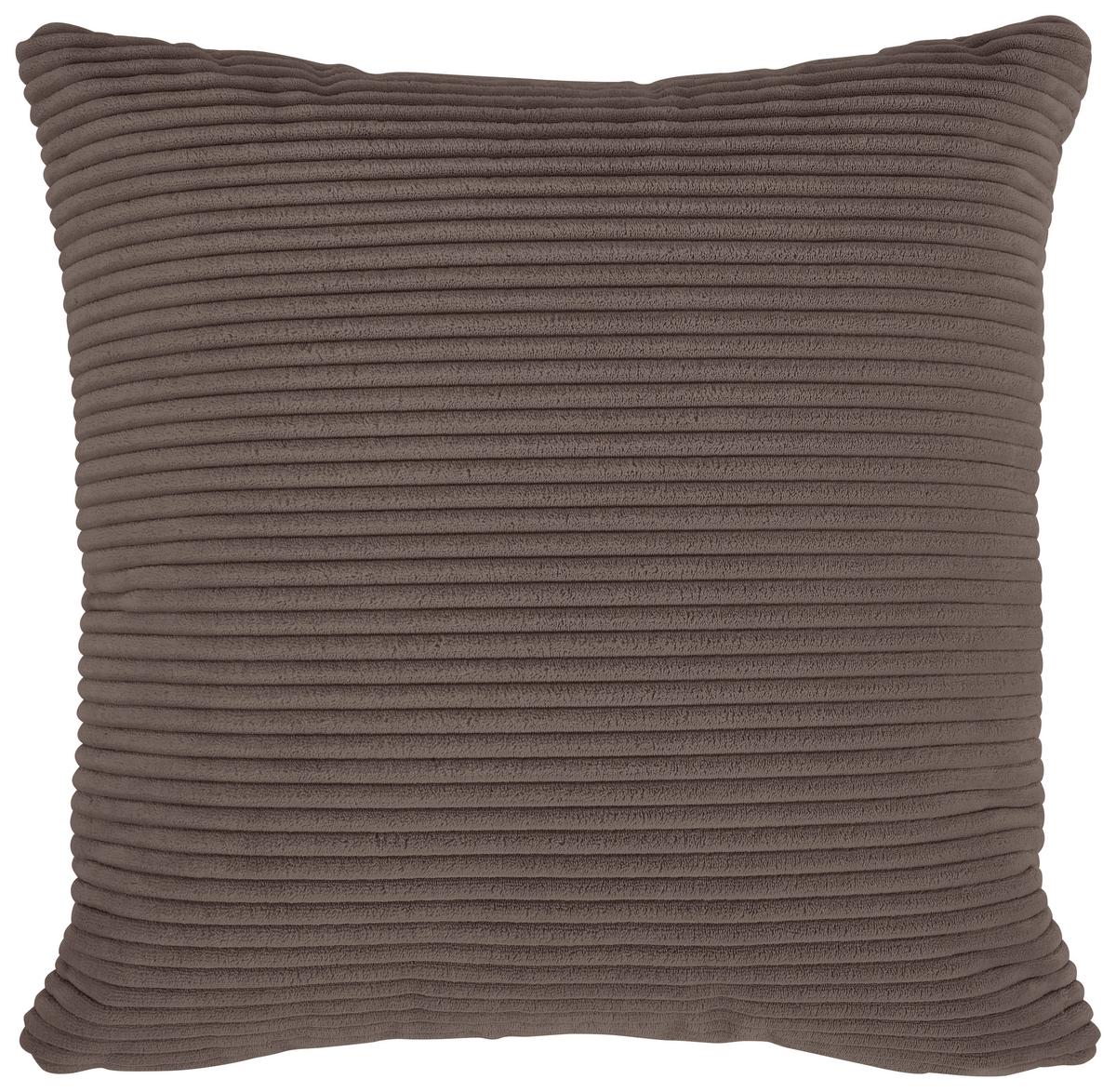 Ecksofa Pearl - Schwarz/Mokka, Design, Textil (196/303cm) - Livetastic