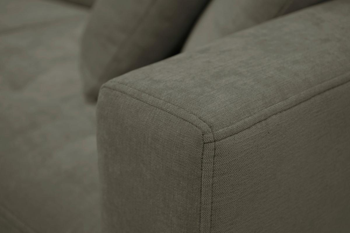 Rohová sedačka BJORN, oboustranná, zelená žinylka - zelená/přírodní barvy, Design, dřevo/textil (160/231cm) - Luca Bessoni