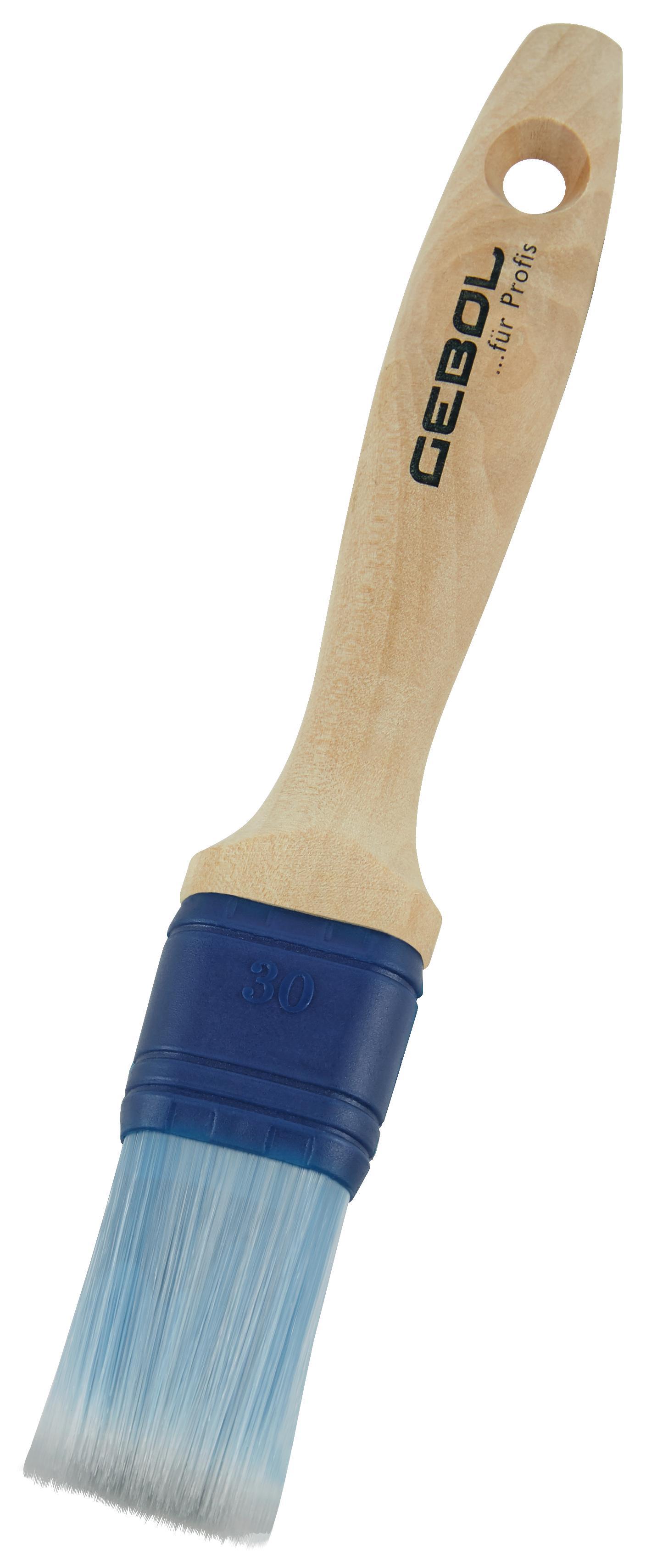 Pinsel Ultimo Blue - Blau, Holz/Kunststoff (21/3/1,5cm) - Gebol