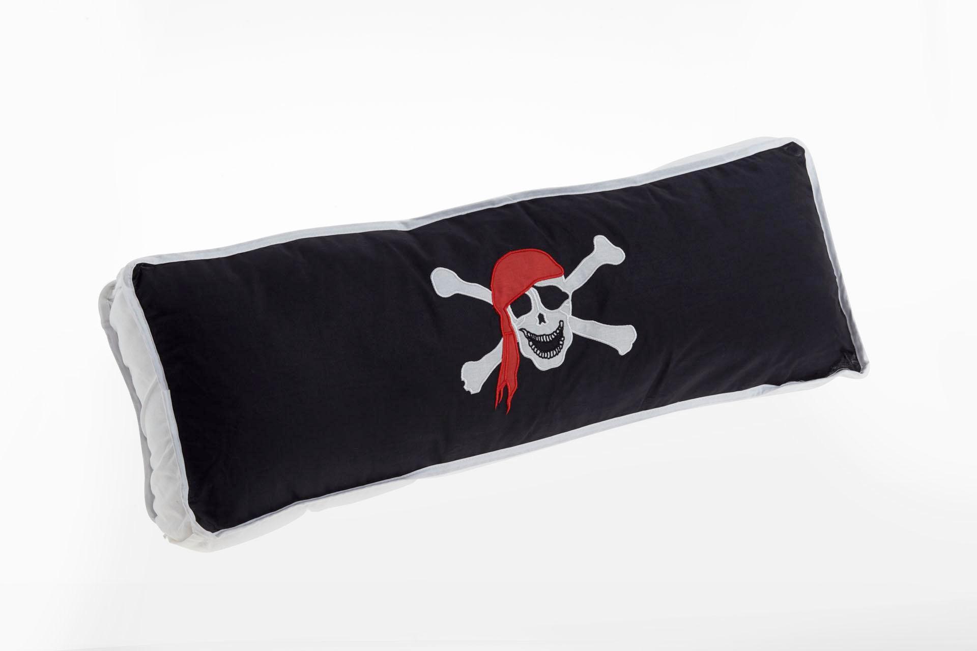 Kinderkissen Schwarz/Weiß - Schwarz/Weiß, Design, Textil (90/20/30cm)