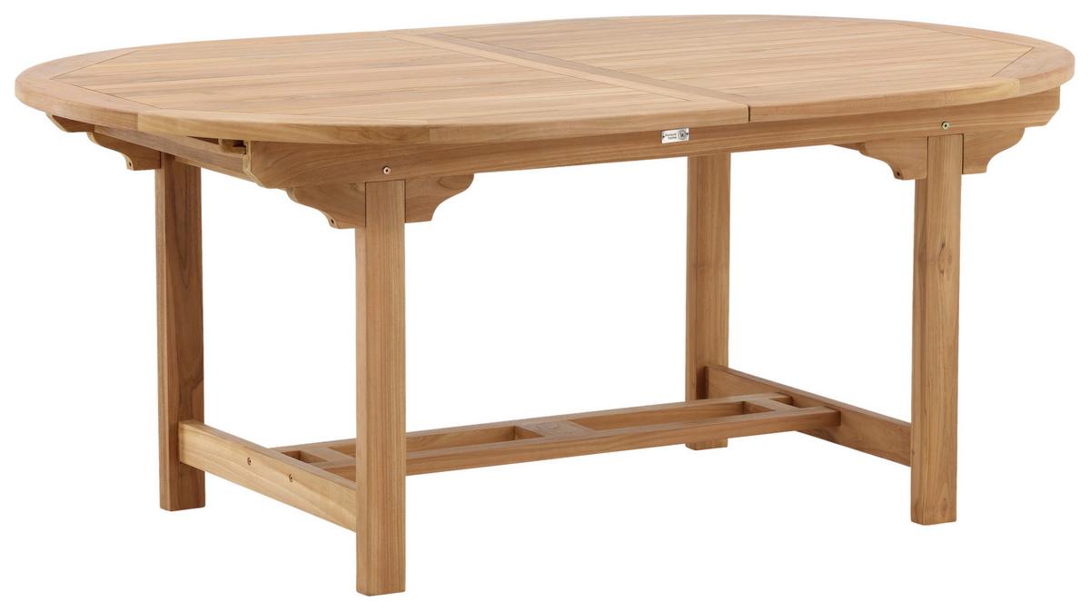 Gartentisch Kenya Teakholz L 180 Cm - Teakfarben, KONVENTIONELL, Holz (180/120/75cm) - Gardenson