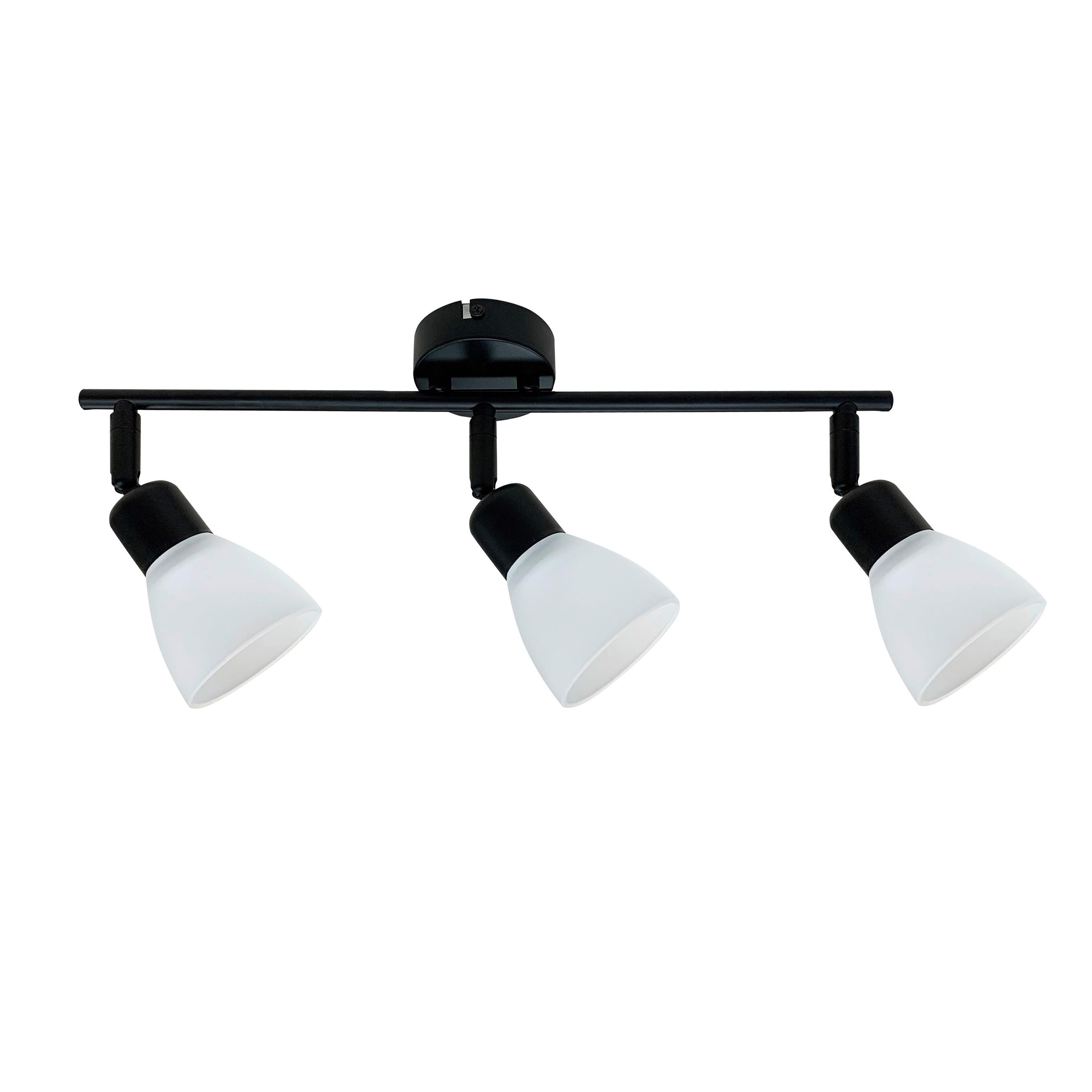 Deckenleuchte 93-29591 Costa - Schwarz/Weiß, KONVENTIONELL, Metall (52/8/20cm)