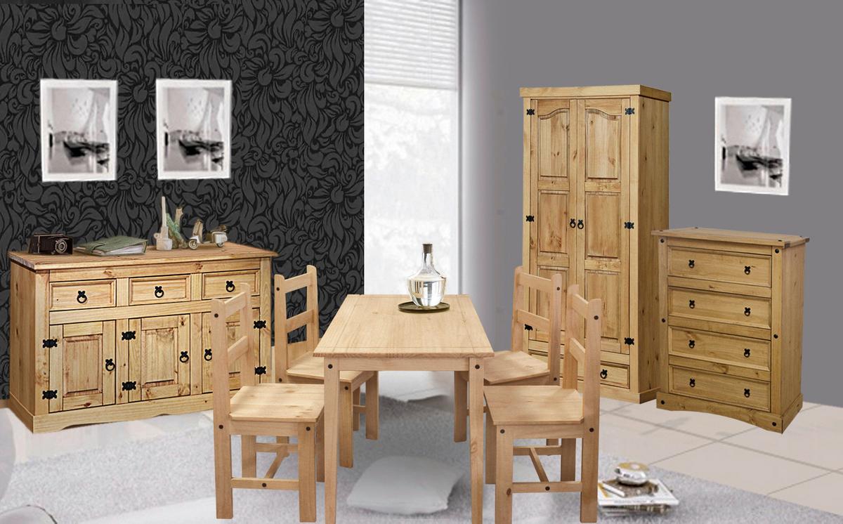 Drehtürenschrank Honig, B: 102 Cm - Honig, Natur, Holz (102/205/56cm) - Livetastic