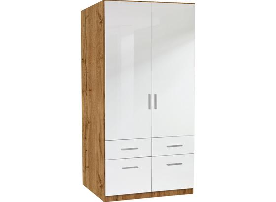 Šatná Skriňa Celle, 2-türig - farby dubu/biela, Moderný, drevo (91/197/54cm) Šatná Skriňa Celle, 2-türig - farby dubu/biela, Moderný, drevo (91/197/54cm)