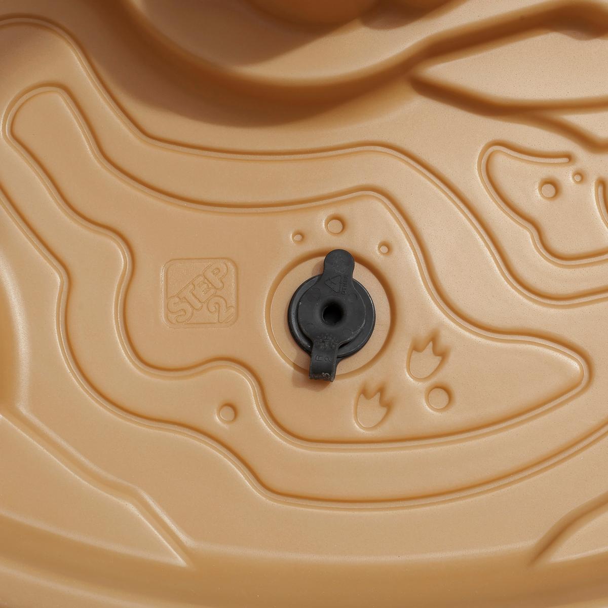 Sand- Und Wassertisch 874599 - Braun/Orange, KONVENTIONELL, Kunststoff (74,93/76,2/83,8cm) - Ambia Garden
