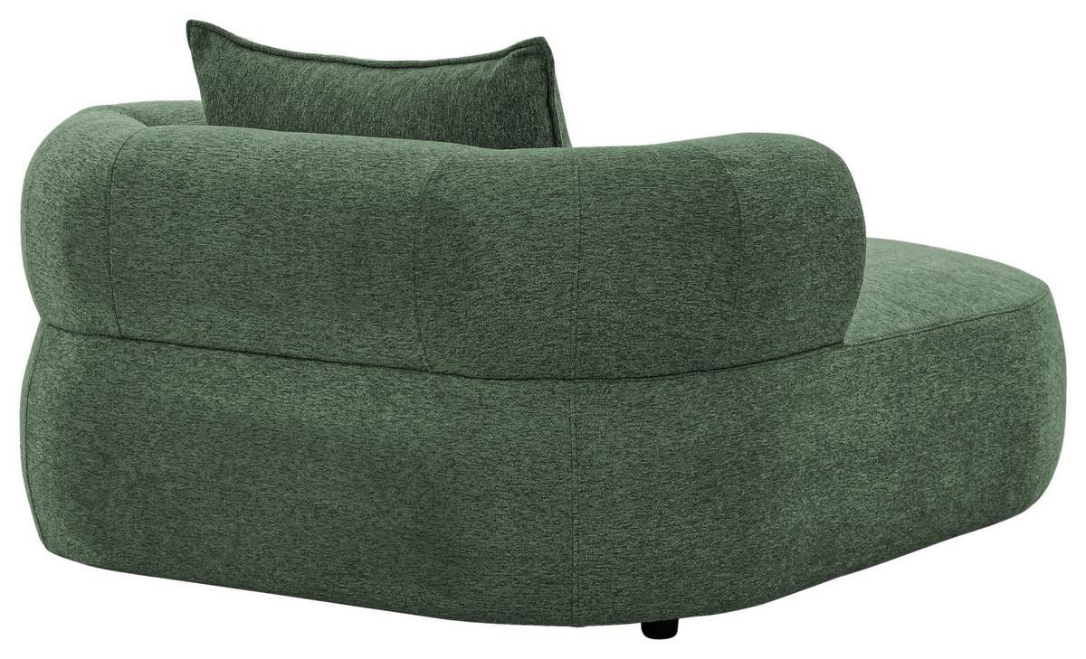 XXL-Sessel Ferro Grün B: 122 cm - Schwarz/Grün, Design, Textil (122/76/156cm) - Livetastic