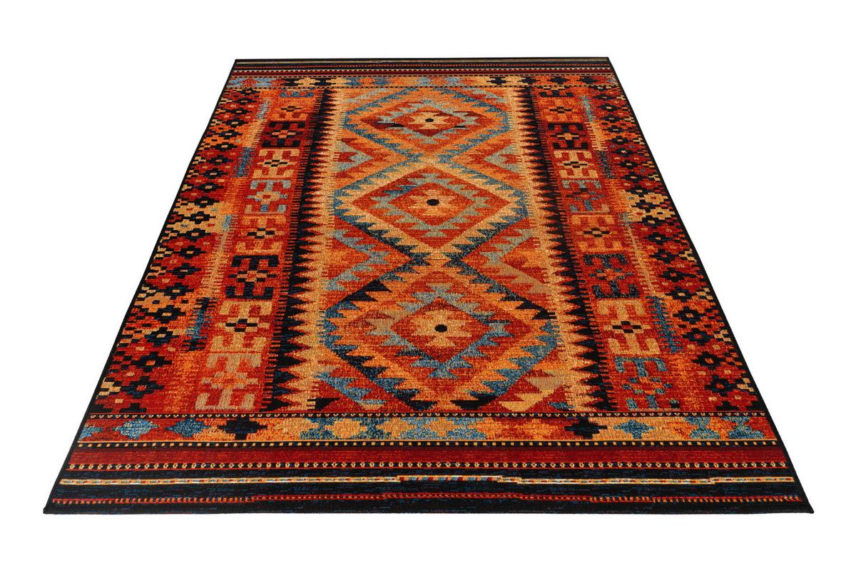 Outdoorteppich My Gobelina - Rot/Multicolor, Design, Textil (160/230cm) - Obsession