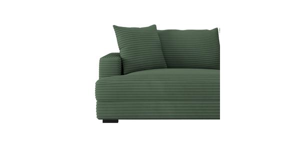 Megasofa Pelle-Megasofa - Wengefarben/Grün, Trend, Textil (261/124cm) - Luca Bessoni