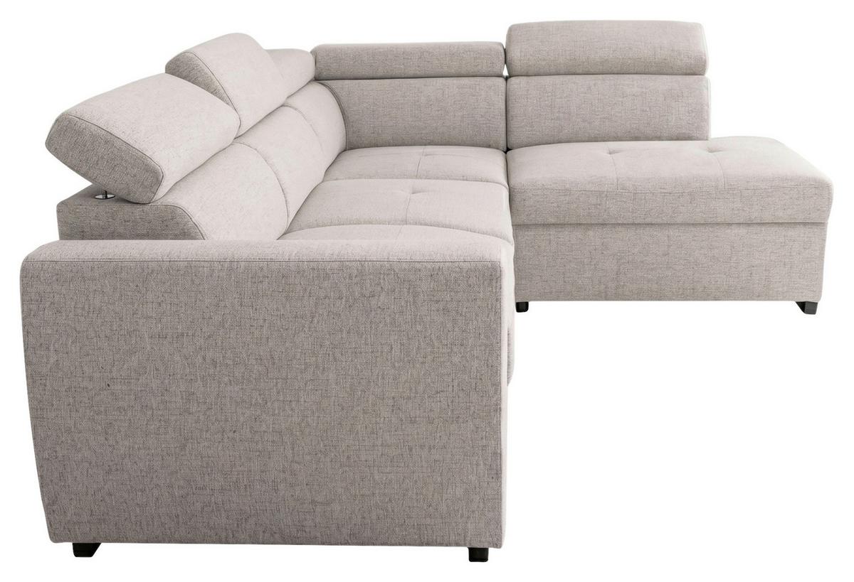 Rohová sedačka KELIO 2, obojstranná, sivohnedá - taupe, Modern (245/184cm) - Mömax