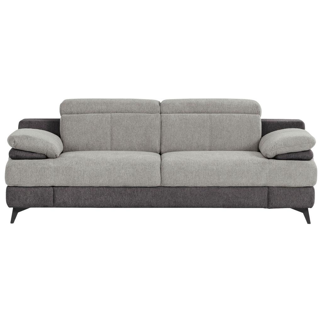 3-Sitzer-Sofa Titus Hellgrau/Dunkelgrau B: 225 cm