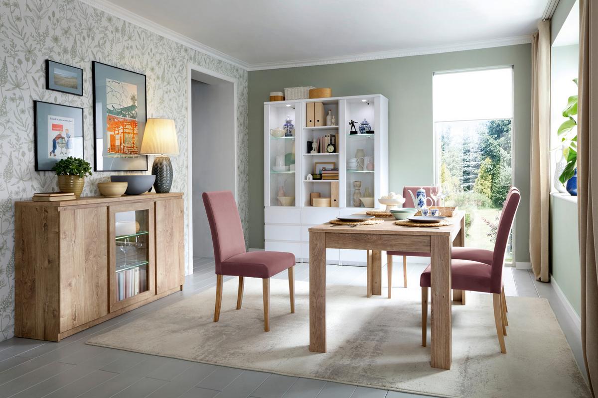 Vitrína Fribo, š: 50 cm - Moderní, kompozitní dřevo/plast (50,1/200/40cm)