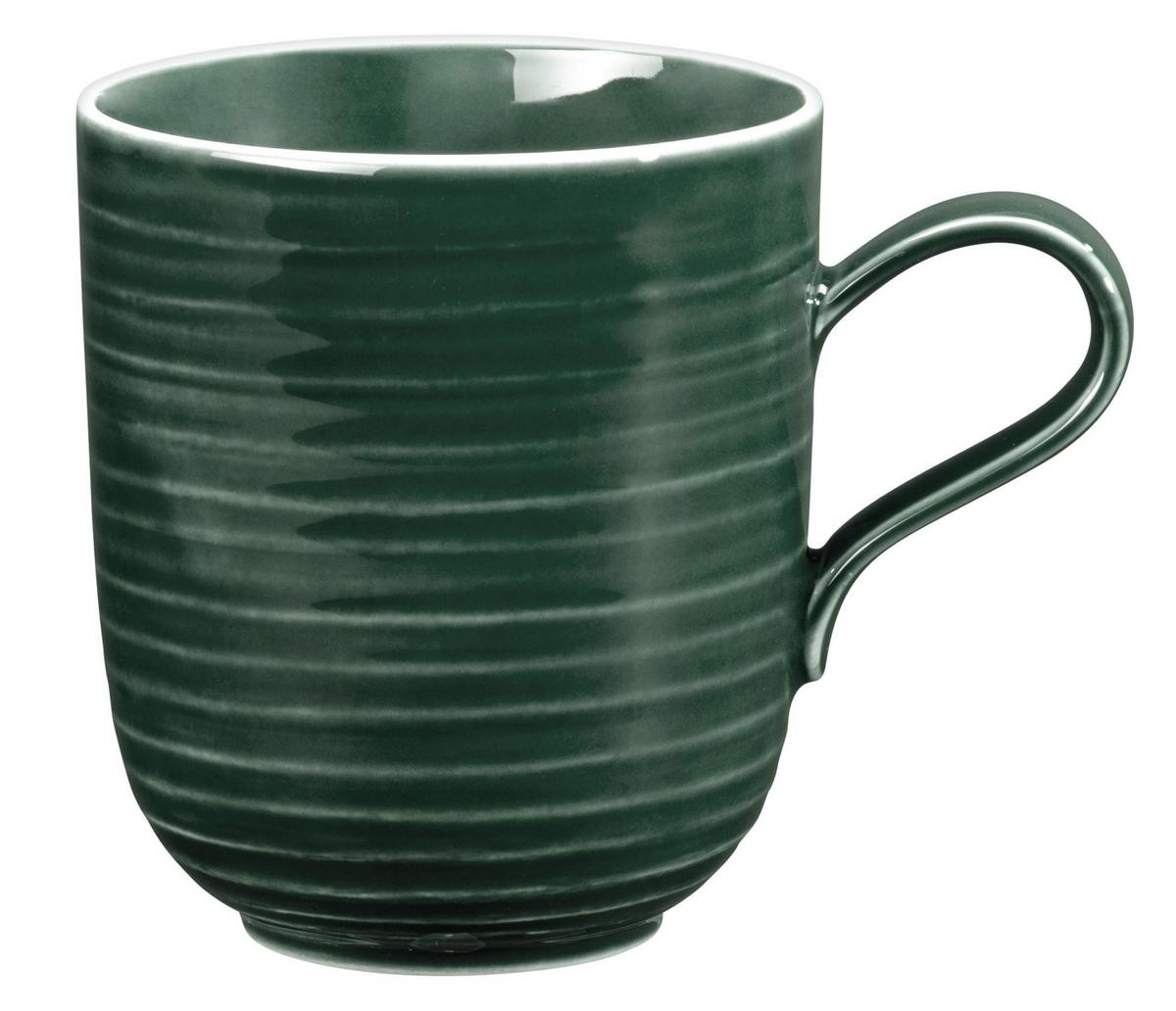 Kaffeebecher Terra Moosgrün - Dunkelgrün, Basics, Keramik (0,40l) - Seltmann Weiden