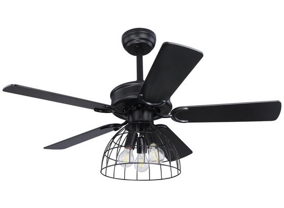 Deckenventilator Sallie D: 106 cm Schwarz - Schwarz/Naturfarben, Basics, Holz/Metall (106/58cm) Deckenventilator Sallie D: 106 cm Schwarz - Schwarz/Naturfarben, Basics, Holz/Metall (106/58cm)