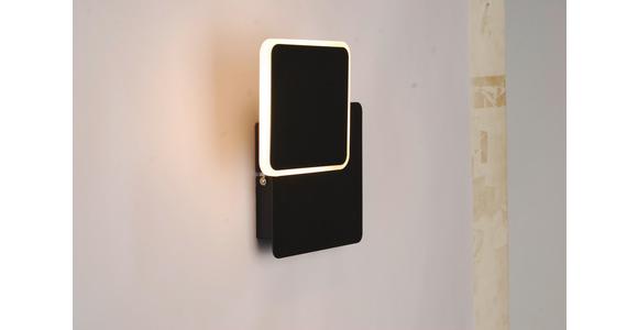 LED-Wandleuchte Kalea 1-Flammig - Schwarz/Weiß, MODERN, Kunststoff/Metall (23cm) - Luca Bessoni