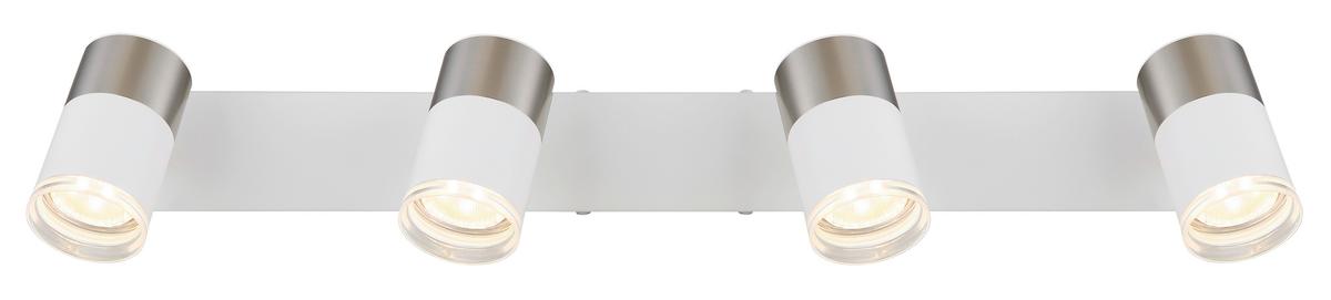 Spotlámpa 57851-4 - fekete/rézszínű, Design, műanyag/fém (56/6/12cm) - Globo