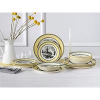 Tafelservice Windmühle Multicolor 18-teilig - Multicolor, Basics, Keramik - Creatable