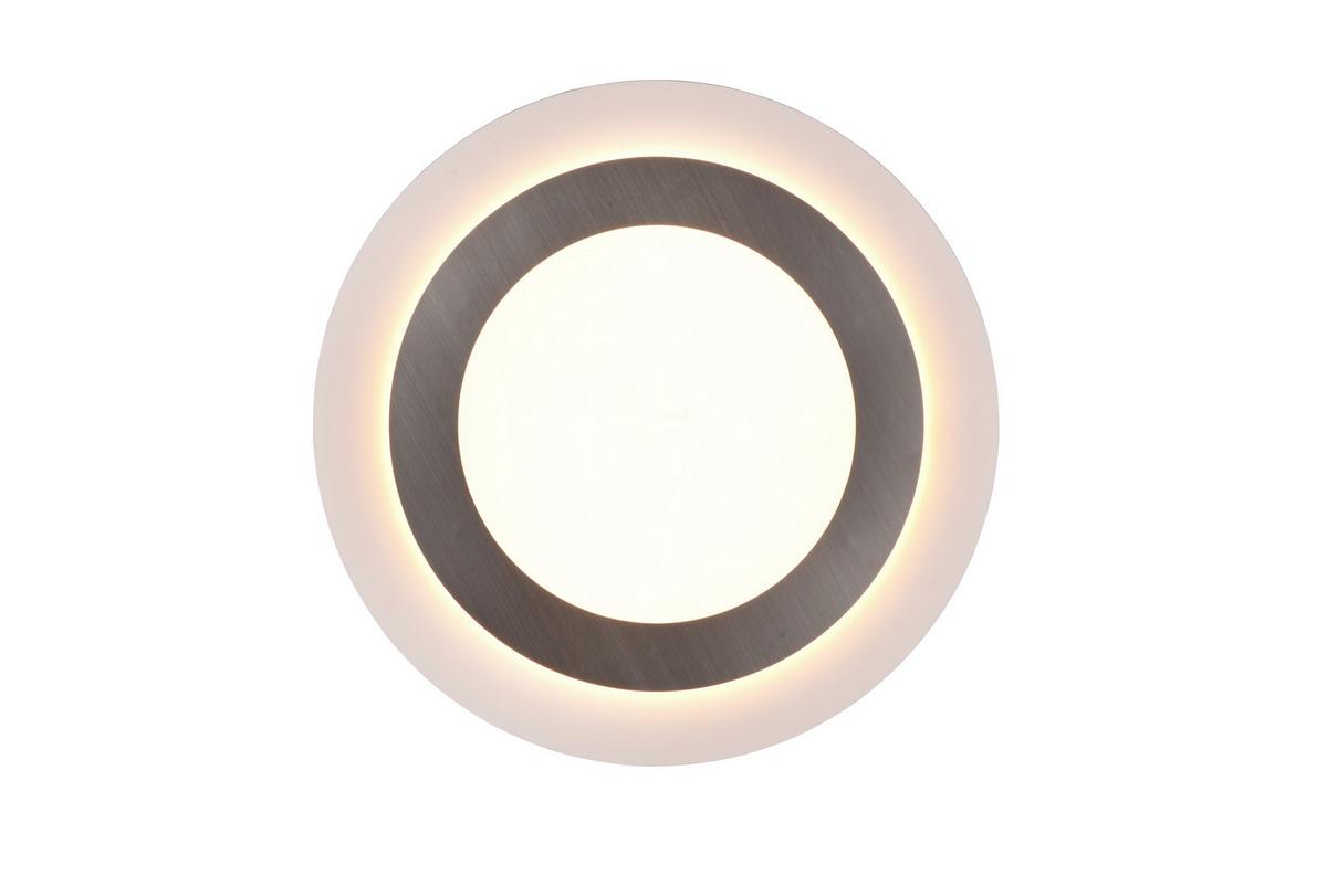 Led-deckenleuchte 641519207 Morgan - Weiß/Nickelfarben, Basics, Metall (45/4,2cm) - Trio Leuchten