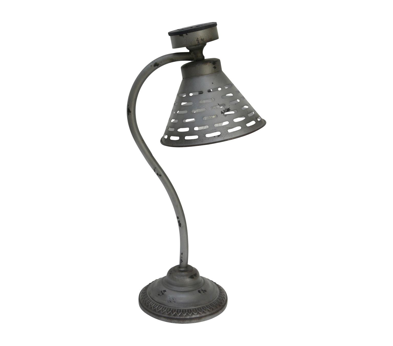 Solarleuchte Artemus - Silberfarben, Basics, Metall (22/57/30cm) - Gardenson