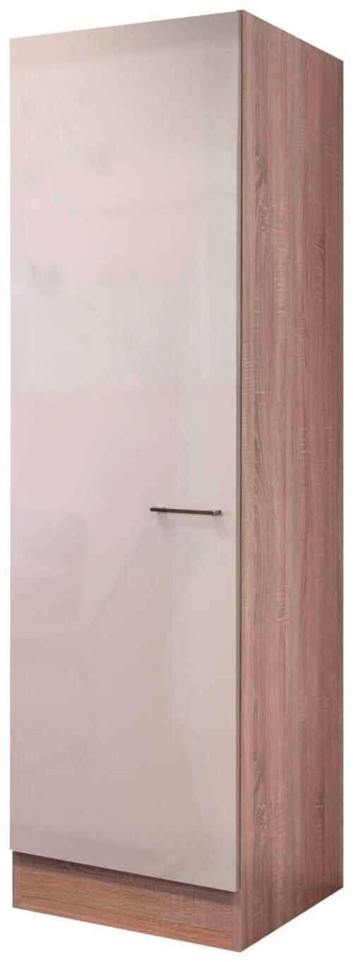 Küchen-Hochschrank Nepal B: 50 cm Kaschmir 3 Einlegeböden
