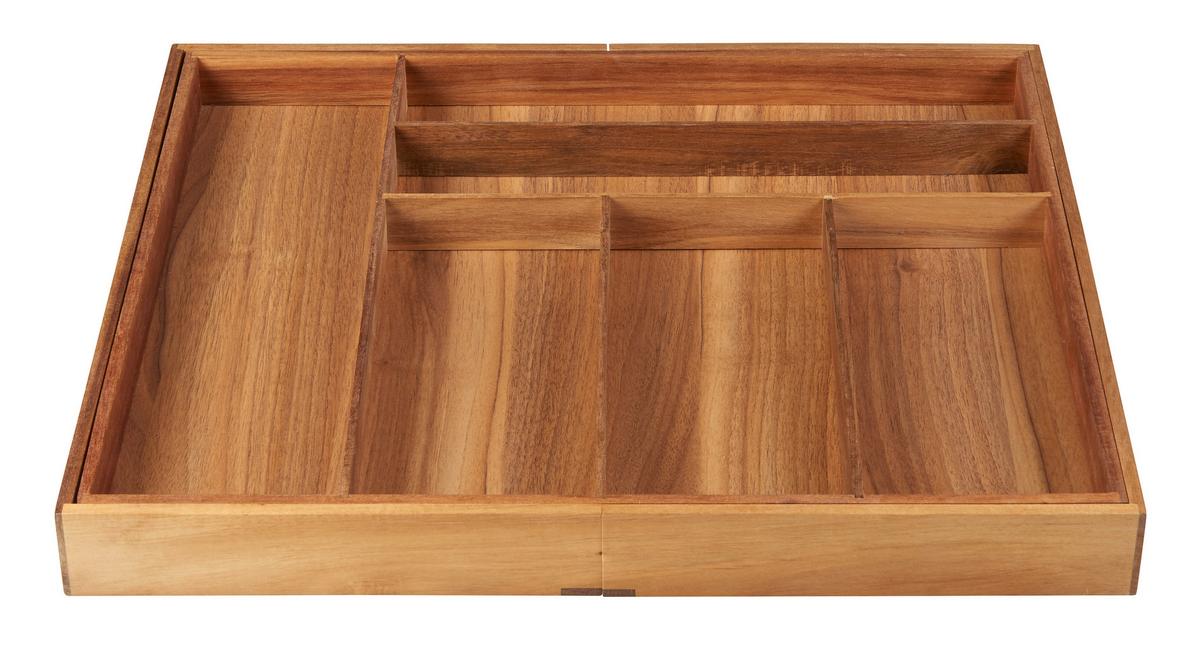 Príborník do zásuvky Flex - L - prírodná farba, Modern, drevo (47,3/55,5-92,5/5,5cm) - Zandiara