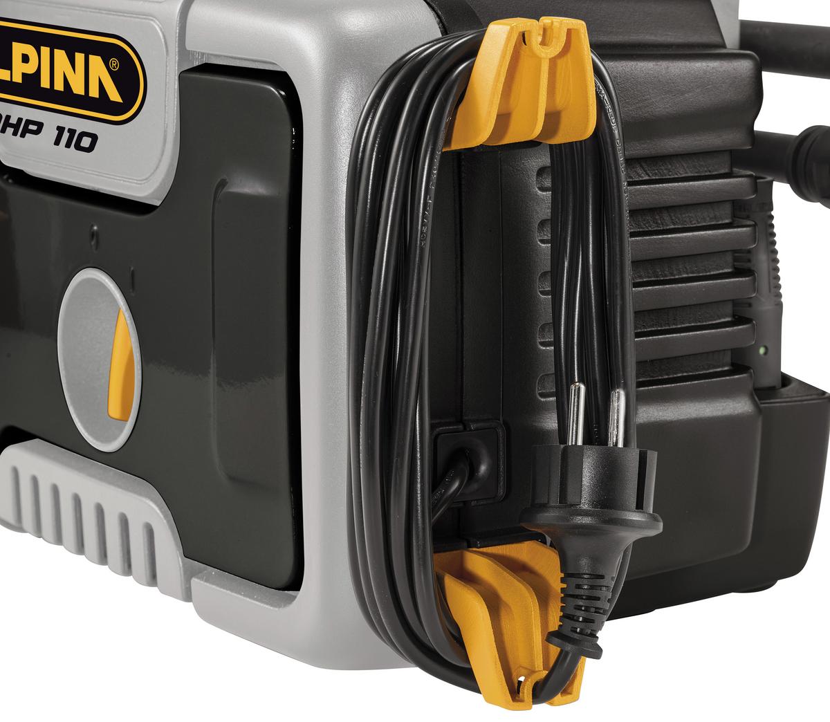 Hochdruckreiniger Ahp 110 390 L/h 1.400 W Max. 110 Bar - Schwarz, MODERN, Kunststoff/Metall (26,8/27,2/39,6cm) - Alpina 5849