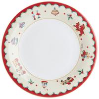 Mělký talíŕ XMAS - bílá/červená, Konvenční, keramika (27/2,5cm) - Mömax