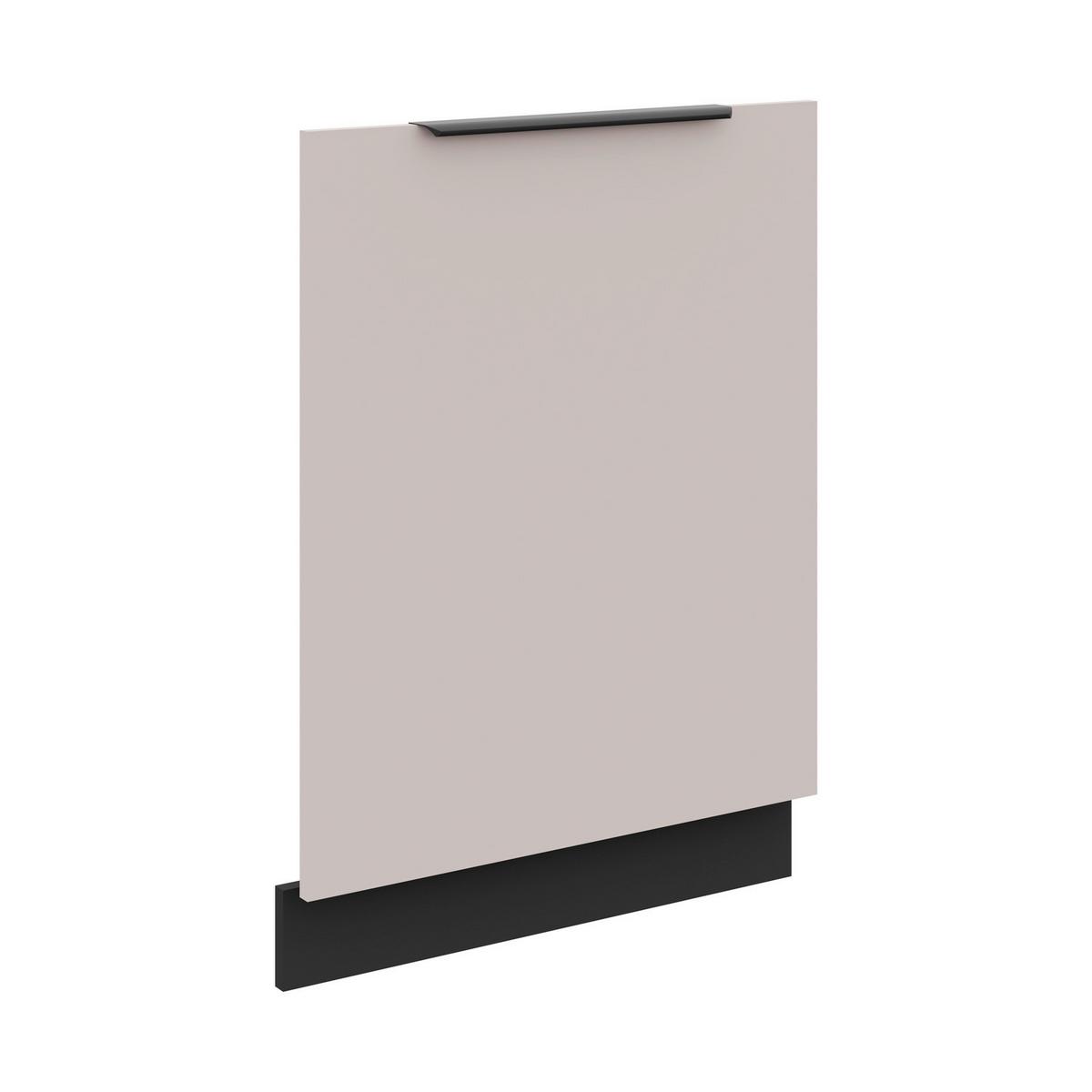 Konyhaszekrény Ajtó Arona 59,6/71,3cm - bézs/fekete, Modern, faalapú anyag (59,6/71,3/1,6cm)