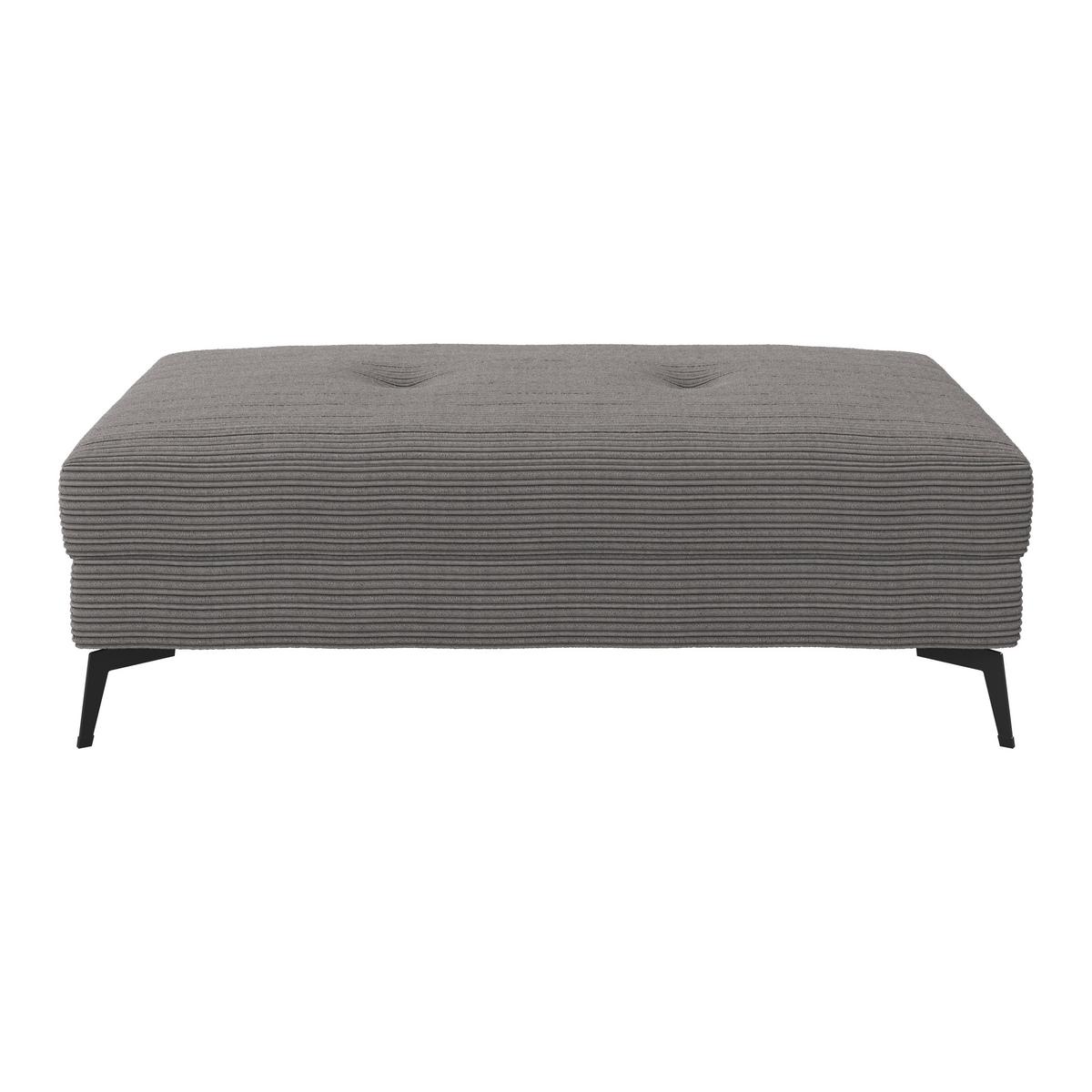Hocker Zero Anthrazit 140x80 Cm - Anthrazit, Trend, Textil (140/80cm)