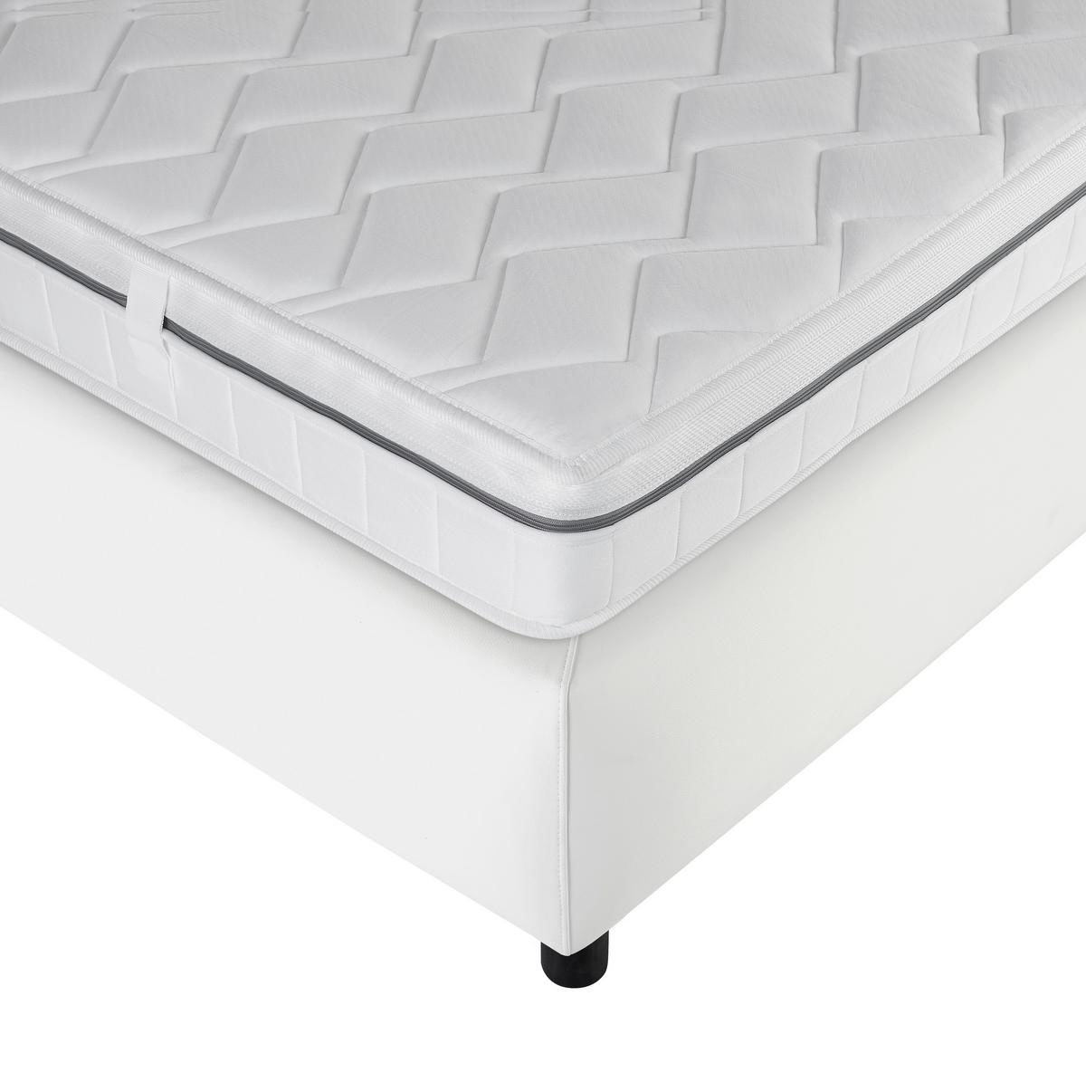 Kaltschaummatratze Air Deluxe 140x200 cm H2/H3 H: 19 cm - Weiß, Basics, Textil (140/200cm) - MID.YOU