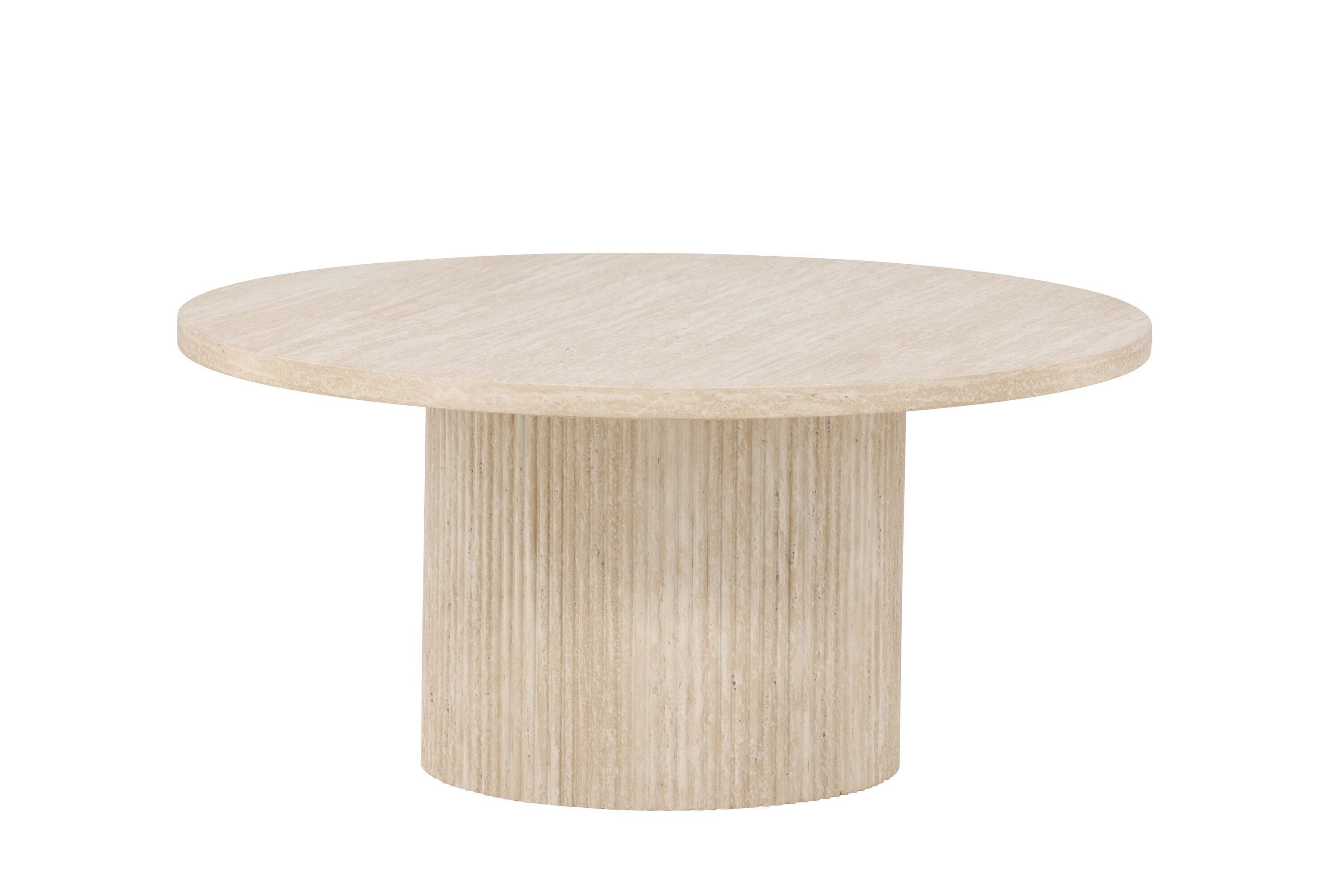 Couchtisch Härön Beige D: 80cm - Beige, MODERN, Holz (80/38cm) - Livetastic
