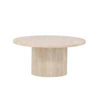 Couchtisch Härön Beige D: 80cm - Beige, MODERN, Holz (80/38cm) - Livetastic