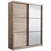 Tolóajtós Szekrény Navara 166/215,5 Cm - tölgyfa színű, Basics (166/215,5/60,5cm)