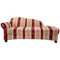 Ottomane Torello Rot - Wengefarben/Rot, KONVENTIONELL, Textil (86/84/190cm) - Livetastic