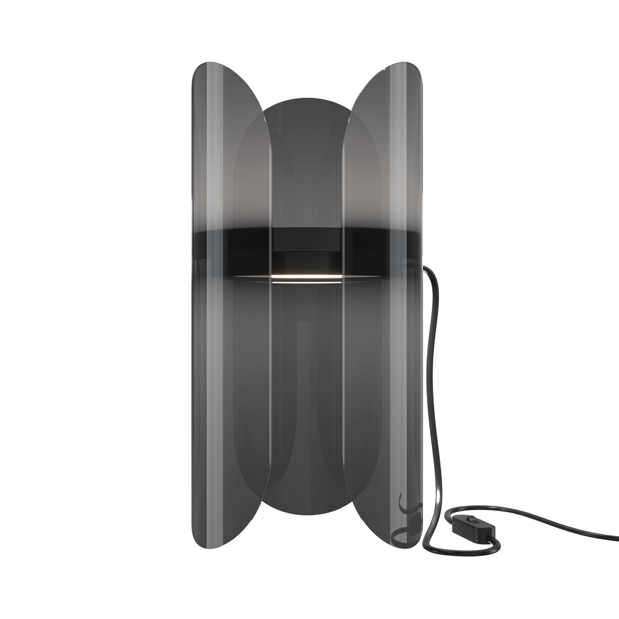 Tischleuchte Insight - Transparent/Schwarz, Trend, Kunststoff/Metall (15/30/15cm) - MAYTONI
