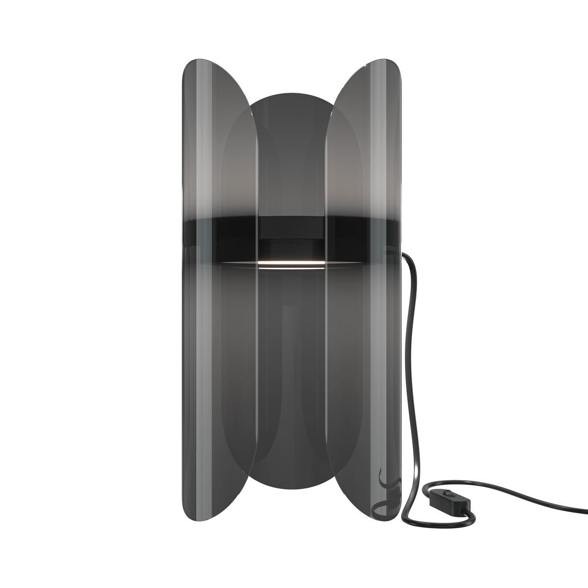 Tischleuchte Insight - Transparent/Schwarz, Trend, Kunststoff/Metall (15/30/15cm) - MAYTONI