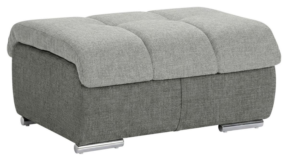 Ülőke Multi - ezüstszínű/szürke, Modern, textil (100/43/80cm) - Luca Bessoni