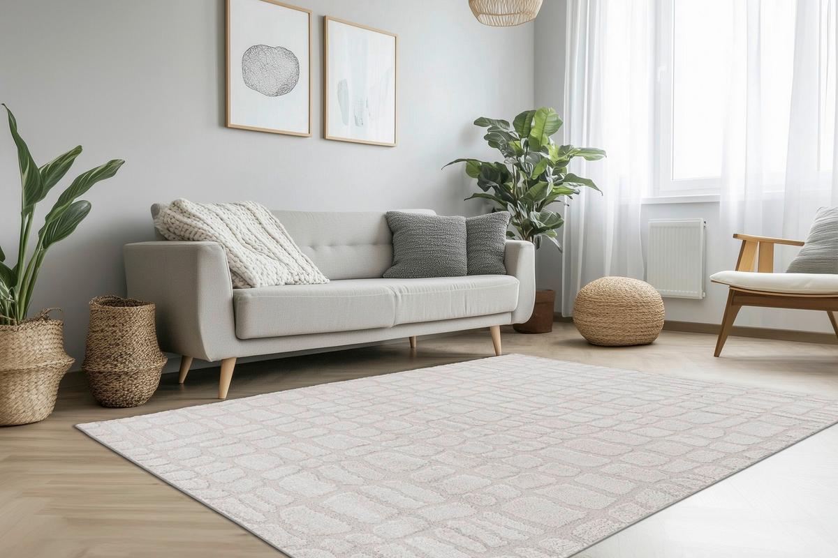 Flachwebteppich Silber, Bxl: Ca. 120x170 Cm - Silberfarben, Basics, Textil (120/170cm) - Kayoom