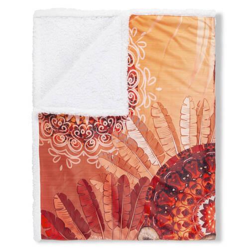 Plaid Anakin Rot Terracotta 130x160 Cm - Rot/Terracotta, Trend, Textil (130/160cm)
