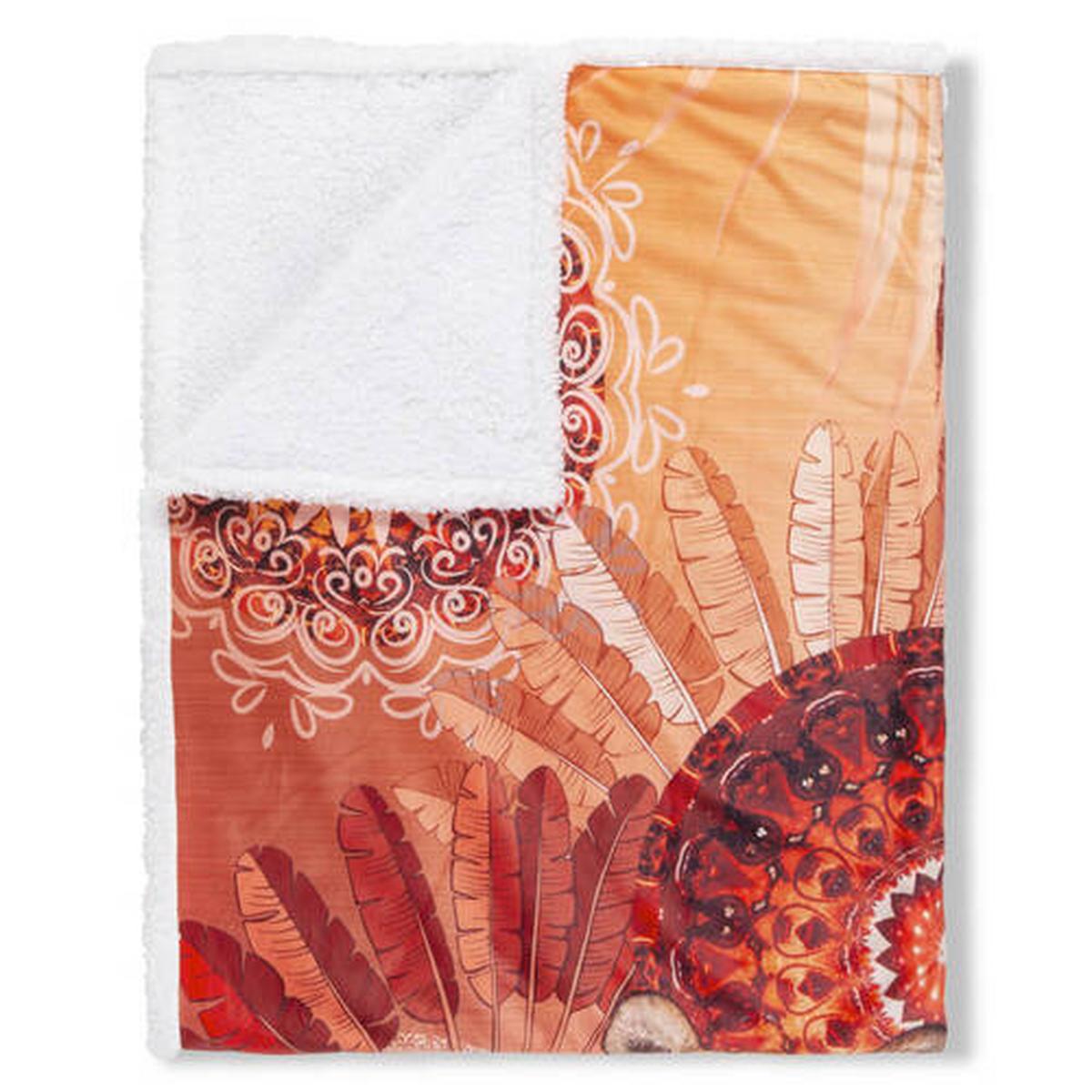 Plaid Anakin Rot Terracotta 130x160 Cm - Rot/Terracotta, Trend, Textil (130/160cm)