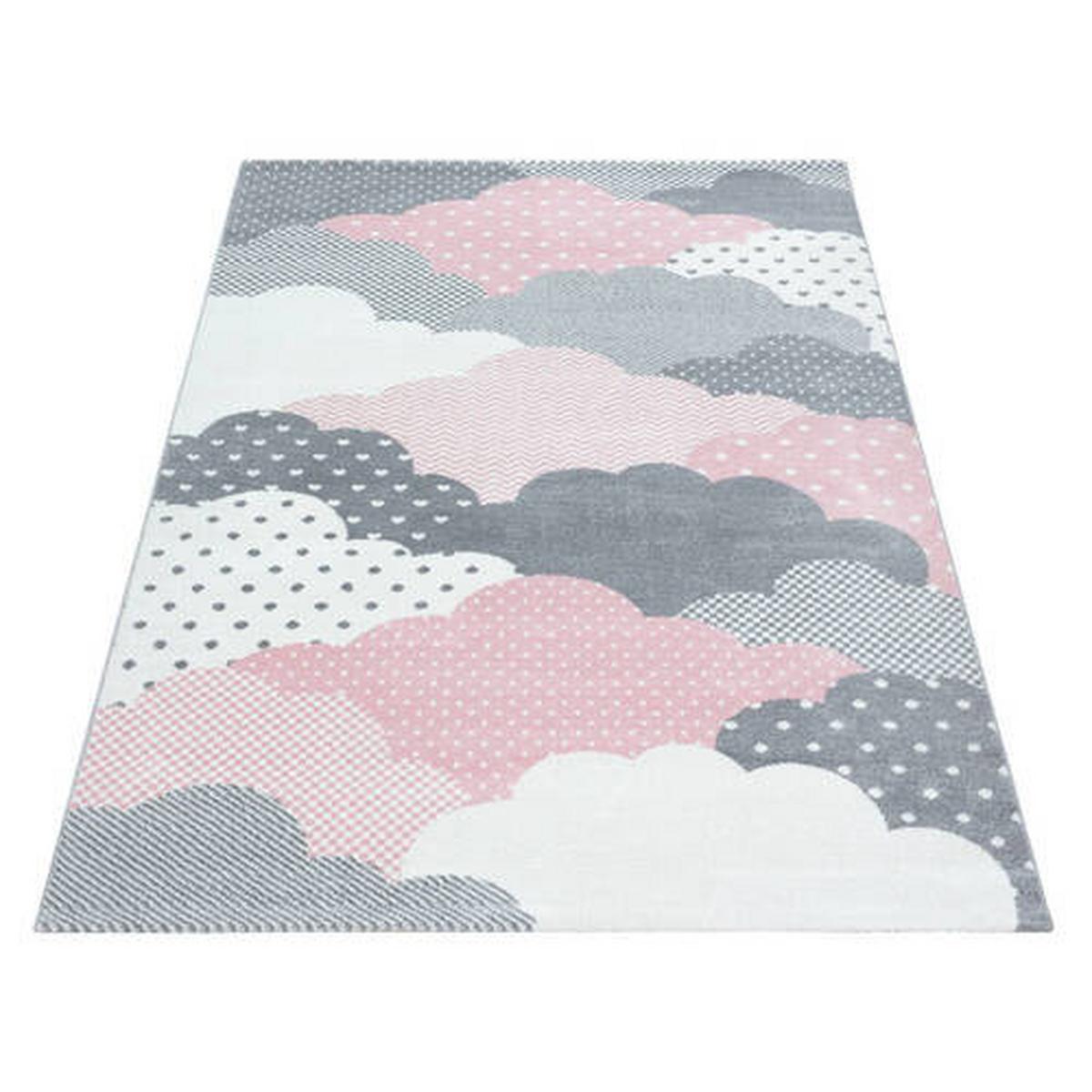 Detský koberec OBLAKY 200x290 - pink, Trend, textil (200/290cm) - Ben'n'jen