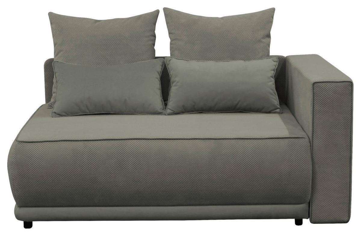 Récamiere Iga Re Dunkelgrau B: 168 cm - Dunkelgrau/Rosa, Design, Textil (168/73/99cm) - MID.YOU