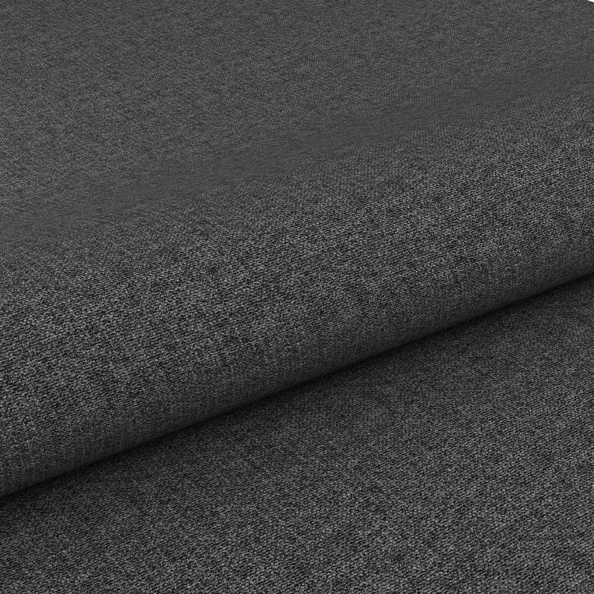Čalouněná postel LONDON 180/220 cm, tmavě šedá - černá/tmavě šedá, Moderní, kompozitní dřevo/textil (180/220cm) - Luca Bessoni