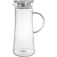 Glaskrug Kim mit Deckel ca. 1,3 L - Klar, ROMANTIK / LANDHAUS, Glas/Metall (10/26cm) - James Wood