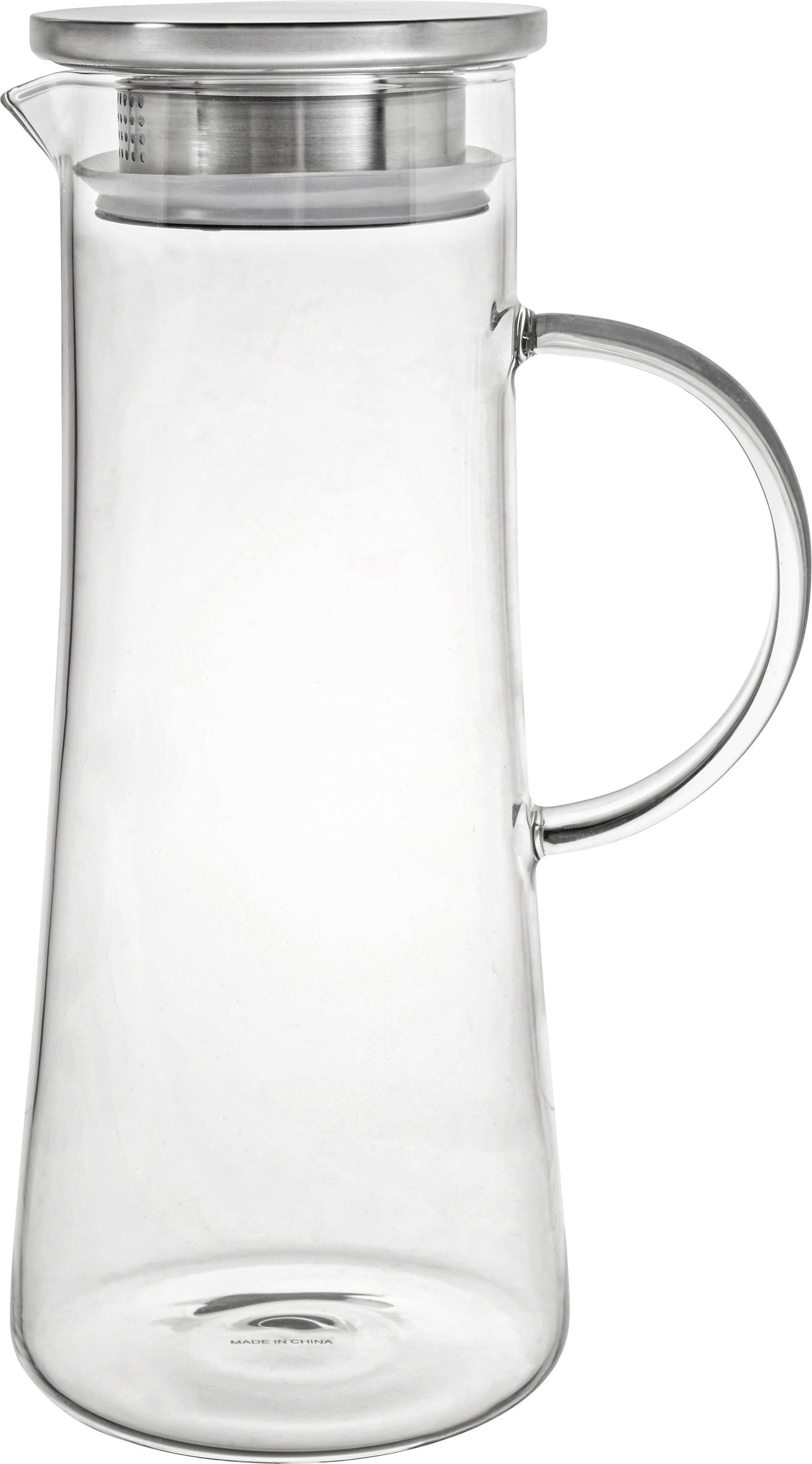 Glaskrug Kim mit Deckel ca. 1,3 L