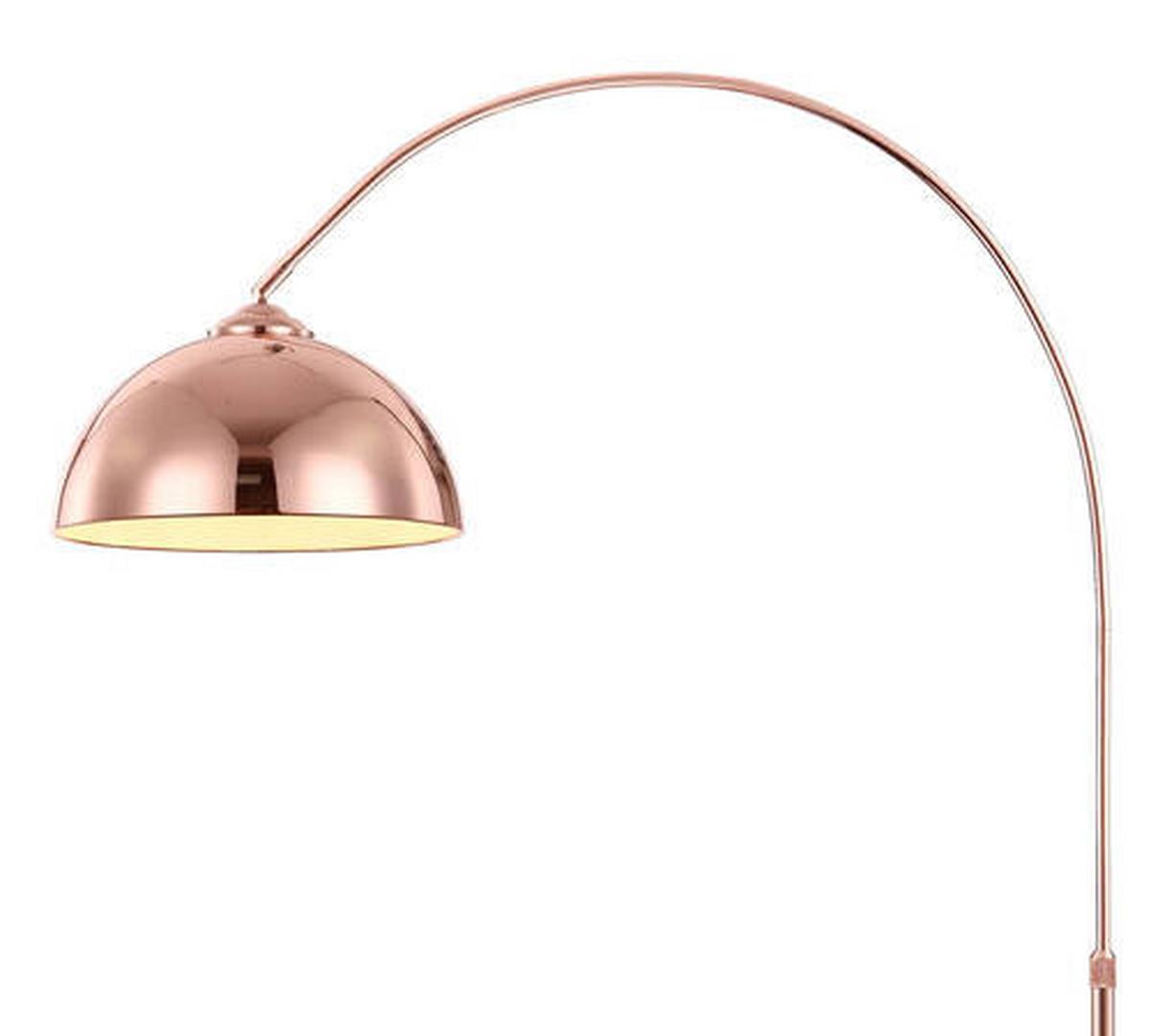 Bogenleuchte 58227c - Kupferfarben, Design, Kunststoff/Metall (92/30/196cm) - Globo