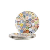 Tellerset Amarante Steinzeug 4--Teilig. D: 33 cm - Multicolor, Basics, Keramik - Mäser