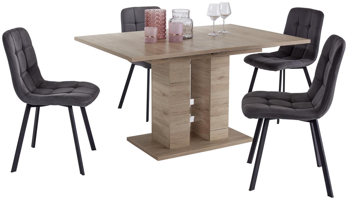 Kihúzható Asztal Helena 140 Az *top Ár* - tölgyfa, Konventionell, faalapú anyag (140-220/76/90cm) - Best Price