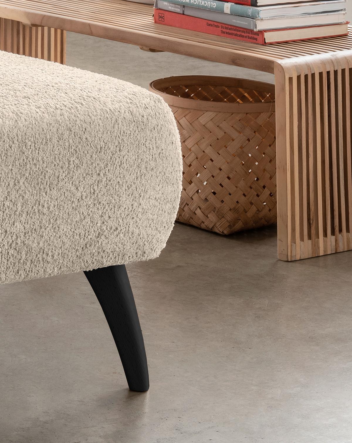 Xxl-sessel Inkl. Zierkissen Colori Beige - Beige/Schwarz, MODERN, Textil (108/84/155cm) - MID.YOU